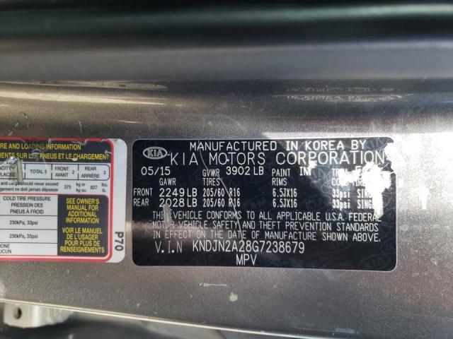 2016 KIA SOUL KNDJN2A28G7238679