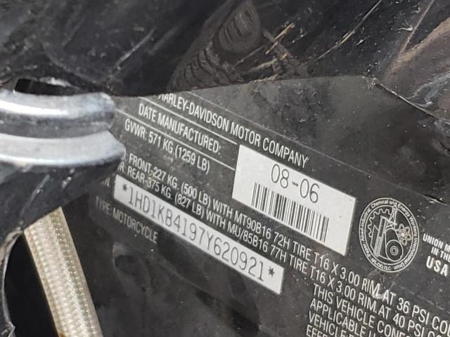 2007 HARLEY-DAVIDSON FLHX 1HD1KB4197Y620921