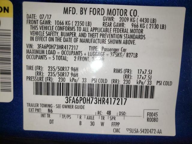 Фото: 3FA6P0H73HR417217 - 10