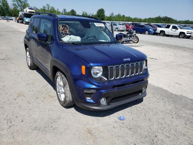 Salvage cars for sale at Lumberton, NC auction: 2020 Jeep Renegade L