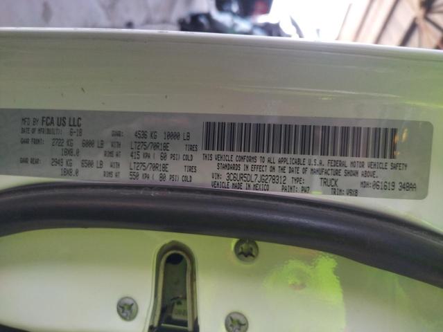 2018 RAM 2500 SLT 3C6UR5DL7JG278312