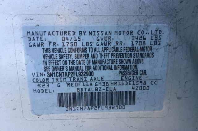 Фото: 3N1CN7AP2FL932900 - 10