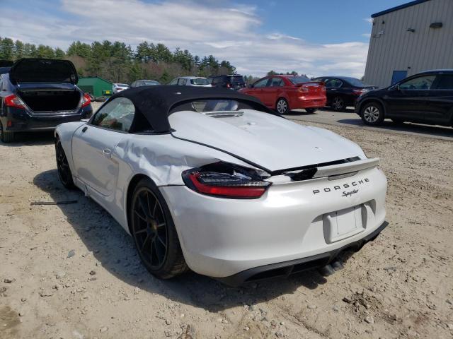 2016 PORSCHE BOXSTER SP WP0CC2A86GS152111