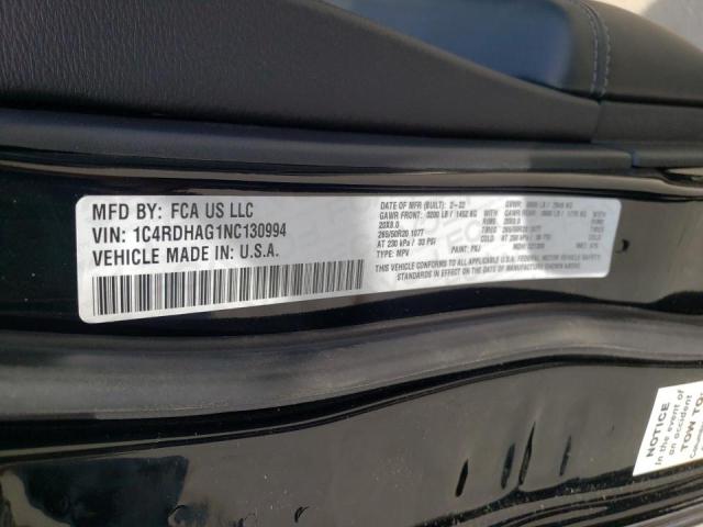 2022 DODGE STRAT SXT 1C4RDHAG1NC130994