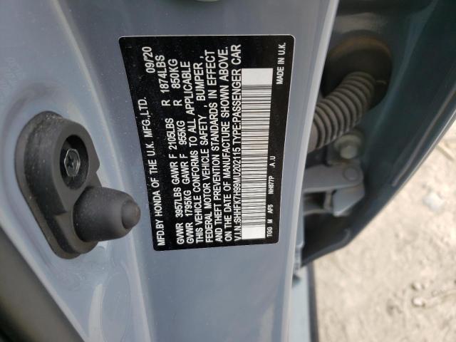 2021 HONDA CIVIC SPOR SHHFK7H99MU202115