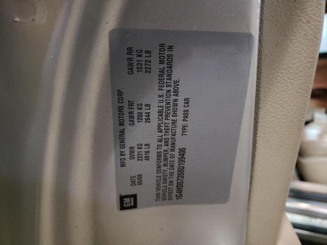 1G4HD57268U199406 Buick Lucerne Cx 2008. Фото: 9