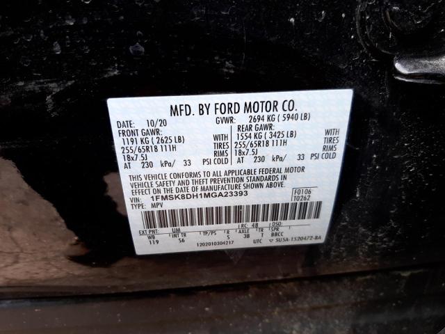 2021 FORD EXPLORER X 1FMSK8DH1MGA23393