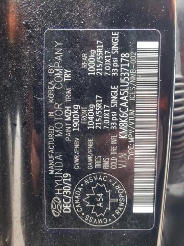 2020 HYUNDAI KONA SEL P KM8K6CAA5LU537178