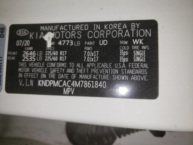 KNDPMCAC4M7861840 Kia Sportage L 2021. Фото: 9