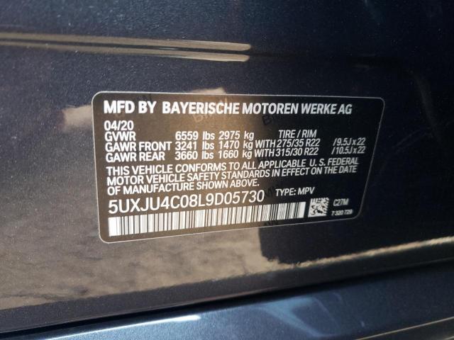 2020 BMW X5 M50I 5UXJU4C08L9D05730