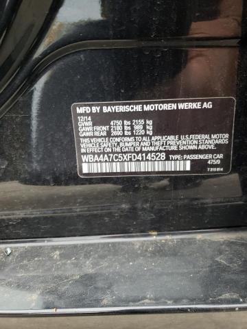 2015 BMW 428 XI GRA WBA4A7C5XFD414528