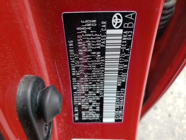 2017 TOYOTA COROLLA L 5YFBURHE6HP691781