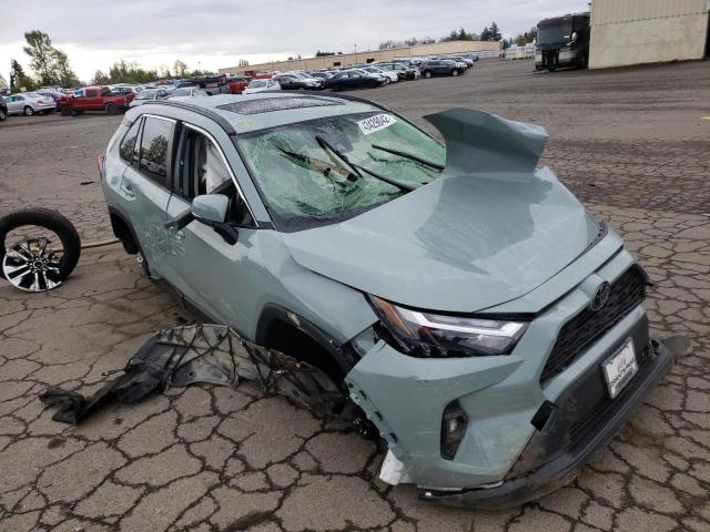 Salvage cars for sale from Copart Woodburn, OR: 2022 Toyota Rav4 HV LE