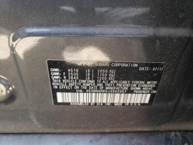 2018 SUBARU LEGACY SPO 4S3BNAR60J3003357