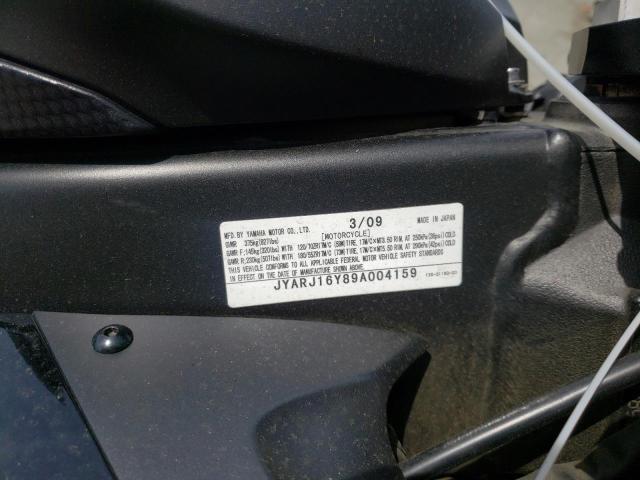 2009 YAMAHA YZFR6 C JYARJ16Y89A004159