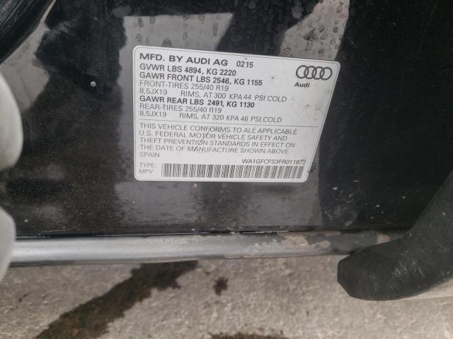 2015 AUDI Q3 PRESTIG WA1GFCFS3FR011872