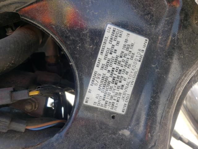 2000 KAWASAKI VN1500 L JKBVNAL10YA000108