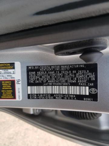 2017 TOYOTA CAMRY LE 4T1BF1FKXHU738975