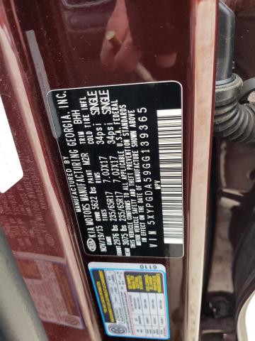 2016 KIA SORENTO LX 5XYPGDA59GG139365