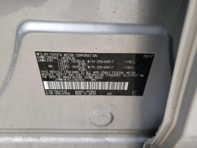 2018 TOYOTA RAV 4 JTMWFREV0JJ167424