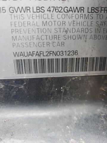 VIN WAUAFAFL2FN031236 2015 Audi A4, Premium no.10