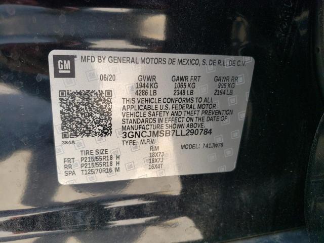 2020 CHEVROLET TRAX PREMI 3GNCJMSB7LL290784