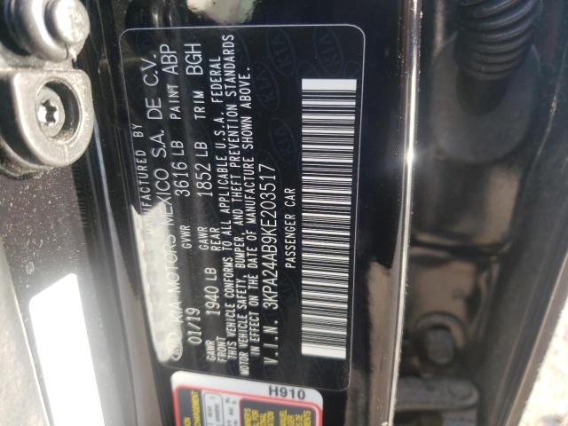 2019 KIA RIO S 3KPA24AB9KE203517