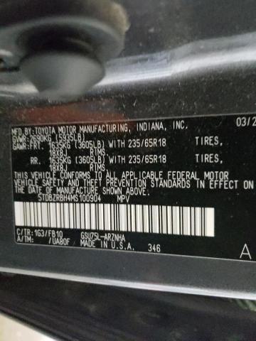 2021 TOYOTA HIGHLANDER 5TDBZRBH4MS100904
