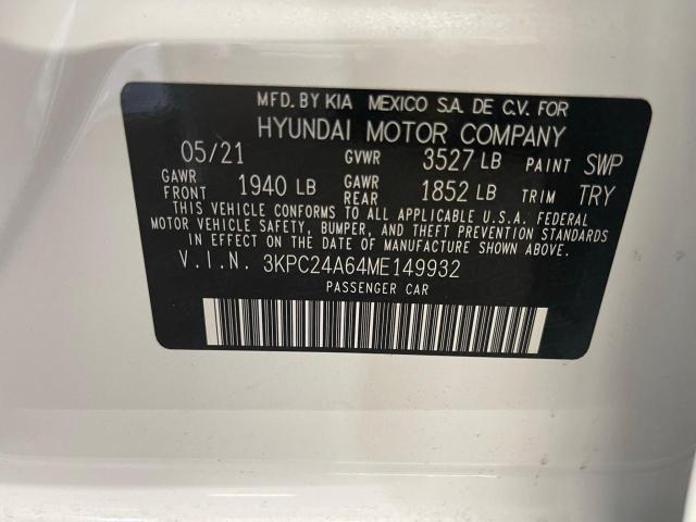 2021 HYUNDAI ACCENT SE - 3KPC24A64ME149932