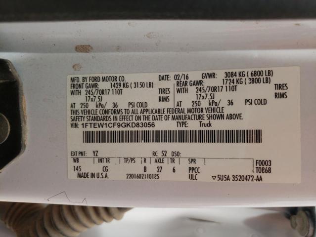 1FTEW1CF9GKD83056 FORD F-150 2016