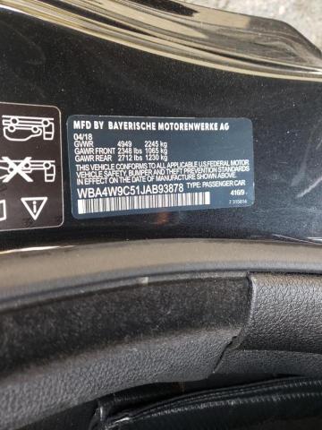 2018 BMW 440XI WBA4W9C51JAB93878