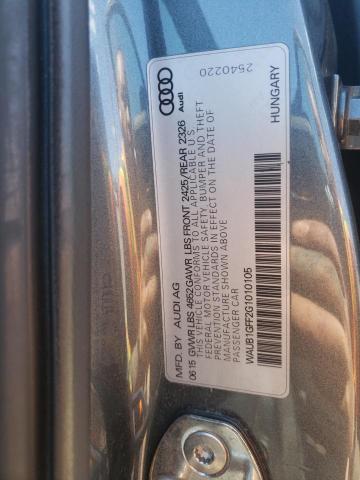 2016 AUDI S3 PREMIUM WAUB1GFF2G1010105