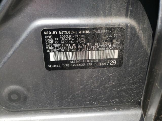 2015 MITSUBISHI MIRAGE DE ML32A3HJ3FH053938