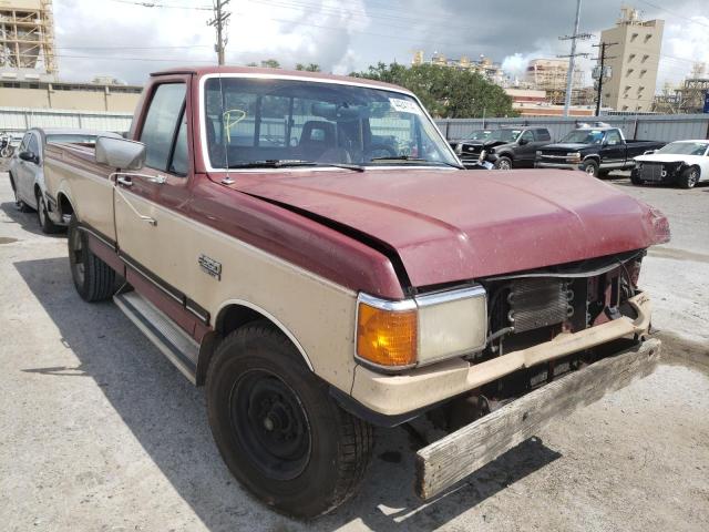 Salvage trucks for sale at New Orleans, LA auction: 1989 Ford F250