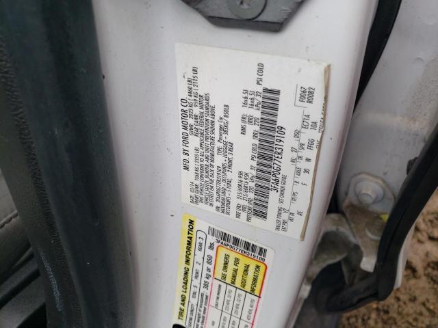 3FA6P0G77ER319109 | 2014 FORD FUSION S