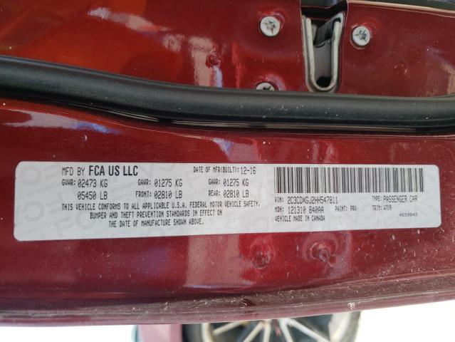 2017 DODGE CHARGER R/ 2C3CDXGJ2HH547811