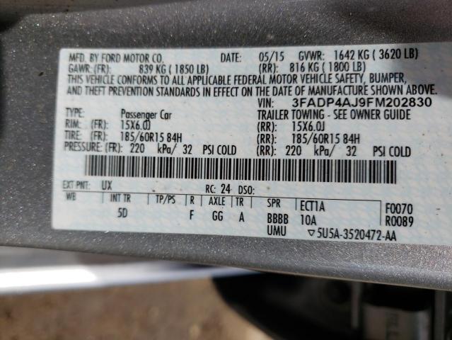 2015 FORD 1220 3FADP4AJ9FM202830