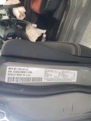 2021 DODGE DURANGO SR 1C4SDJH96MC716296