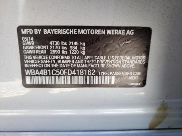 2015 BMW 435 I GRAN WBA4B1C50FD418162