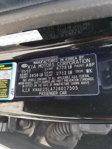 2018 KIA STINGER PR KNAE25LA7J6017505