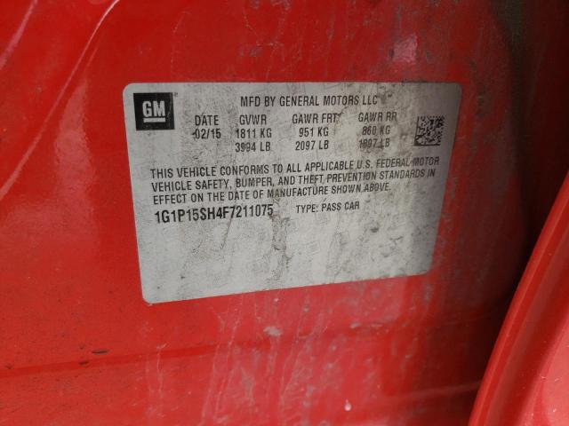 2015 CHEVROLET CRUZE L 1G1P15SH4F7211075