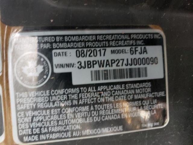 2018 CAN-AM MAVERICK 3JBPWAP27JJ000090