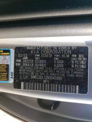 2022 KIA EV6 KNDC3DLC1N5041989