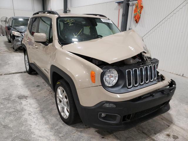 Salvage cars for sale from Copart Greenwood, NE: 2015 Jeep Renegade L