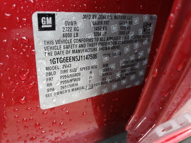 2018 GMC CANYON DEN 1GTG6EEN5J1147506