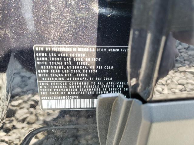 2022 VOLKSWAGEN TAOS SEL 3VVJX7B28NM022079