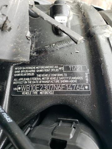 2022 BMW S1000RR WB10E2307N6F14764