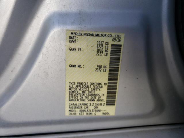 2017 NISSAN ALTIMA 2.5 1N4AL3AP8HC125692