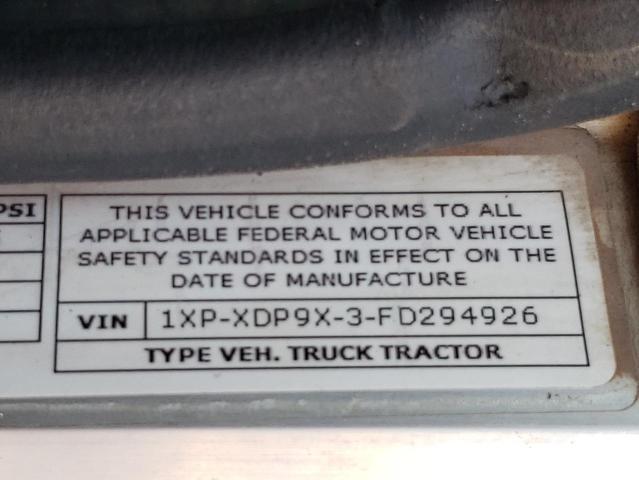 1XPXDP9X3FD294926 Peterbilt 389 2015. Фото: 9