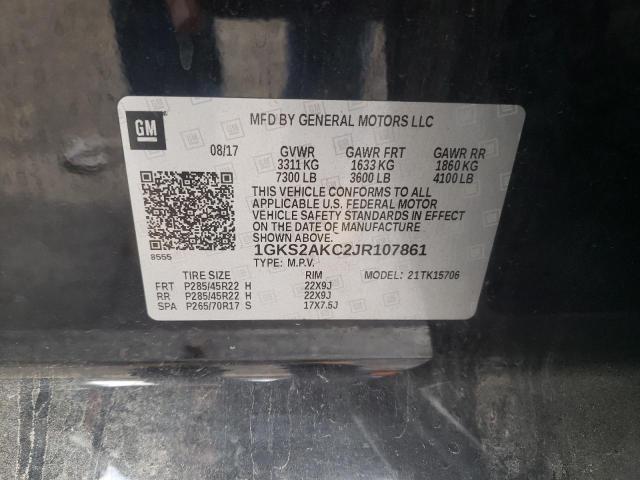 2018 GMC YUKON SLE 1GKS2AKC2JR107861